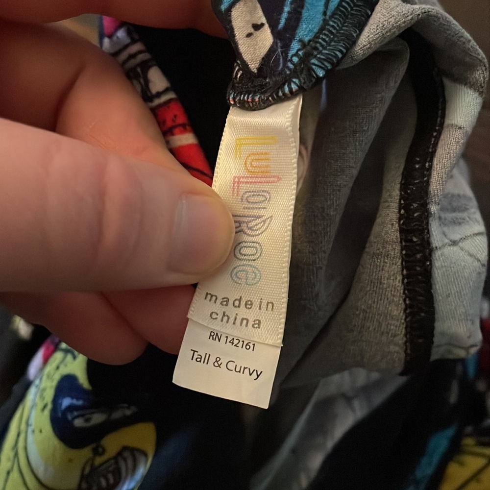 TC LuLaRoe Leggings FF12 6295 - Picture 6 of 6
